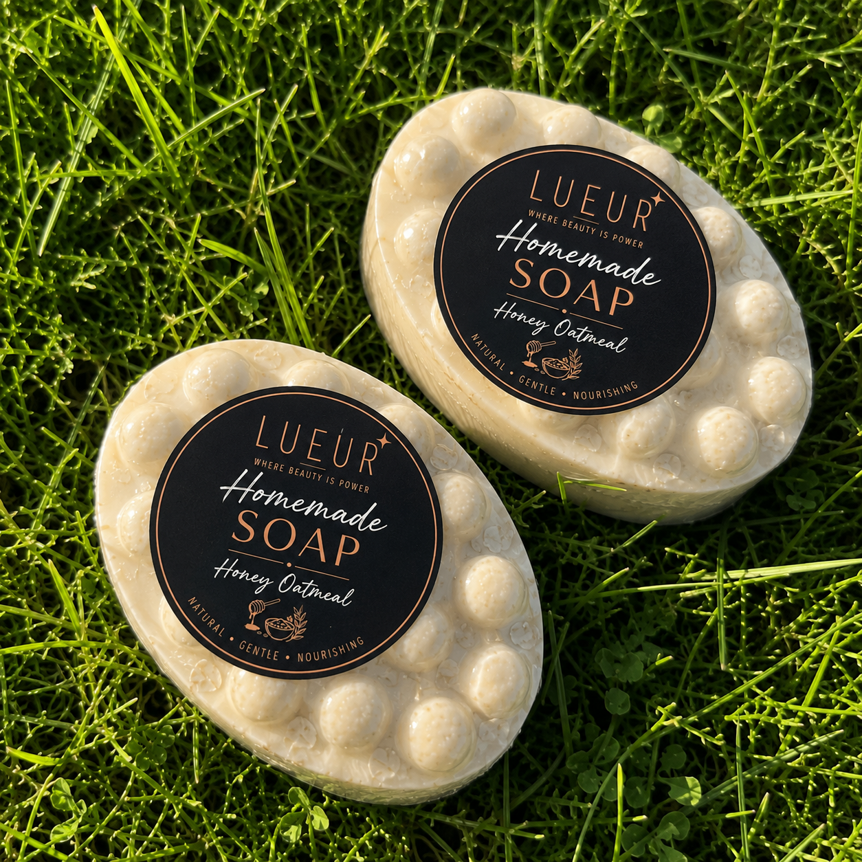Homemade Soap- Honey Oatmeal